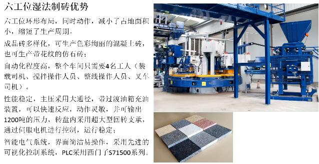 Six-Station Wet Brick Making Machine